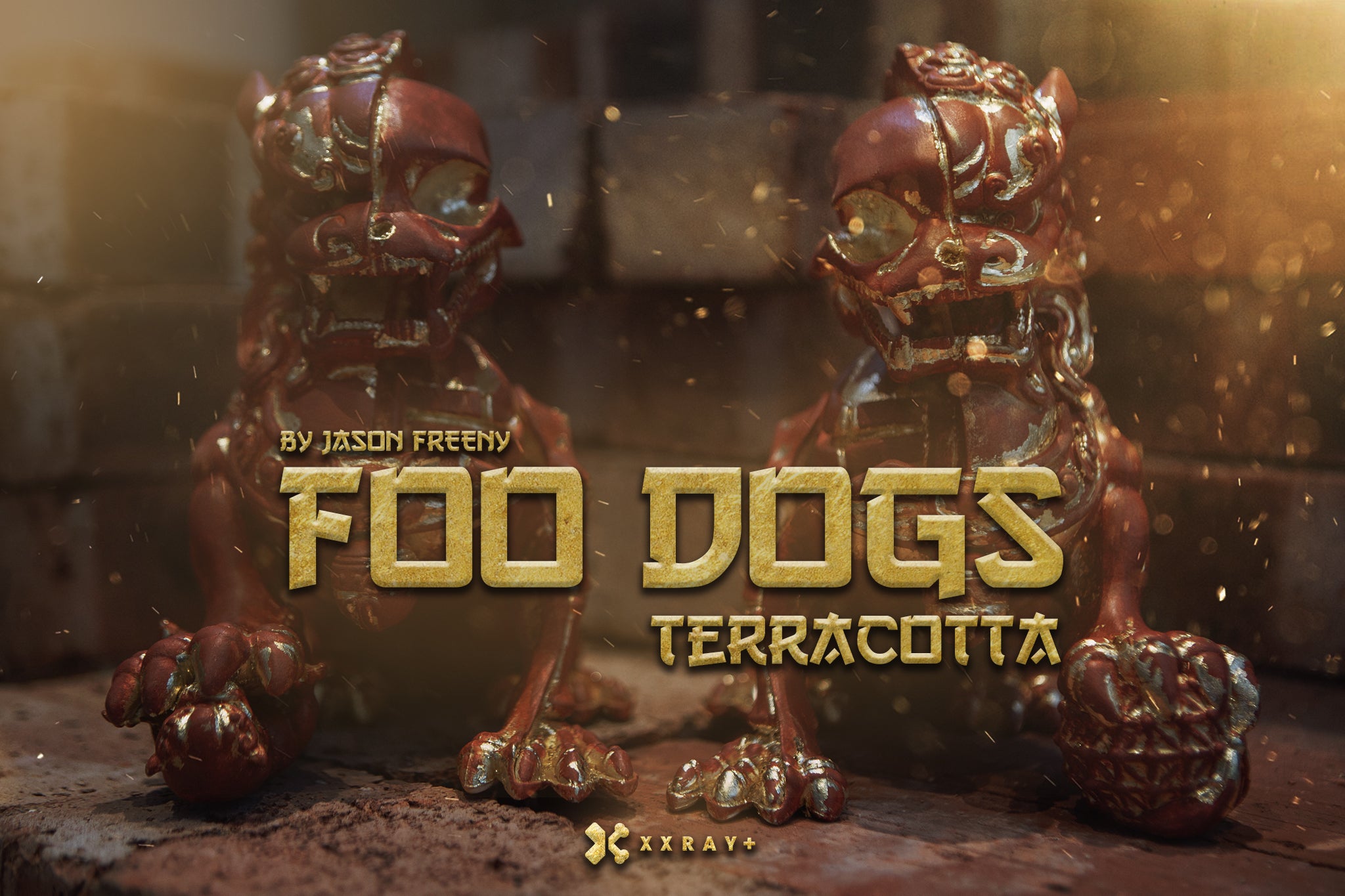 XXRAY PLUS: Foo Dogs (Terracotta Set)