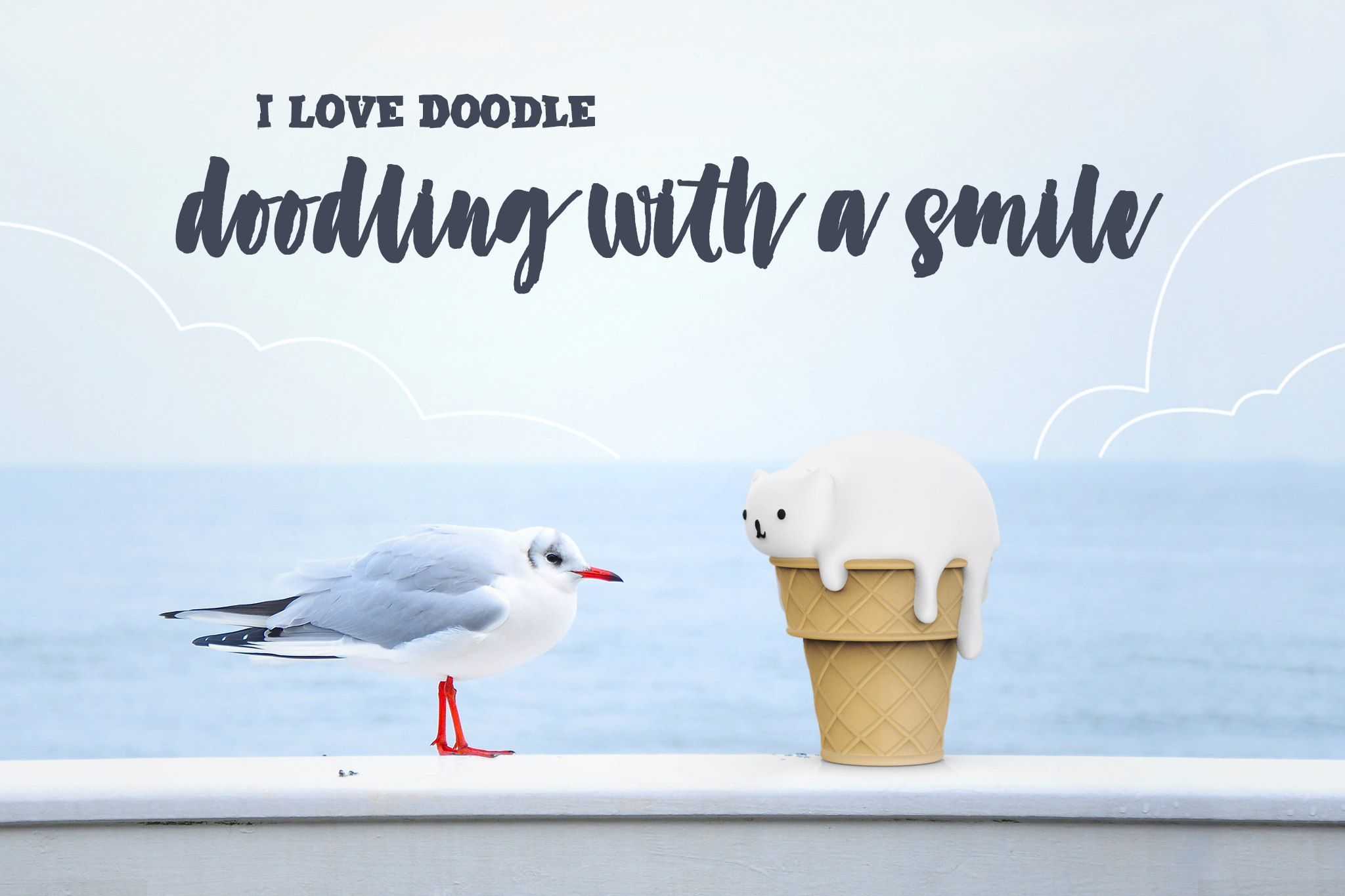 Doodling with a Smile - I Love Doodle
