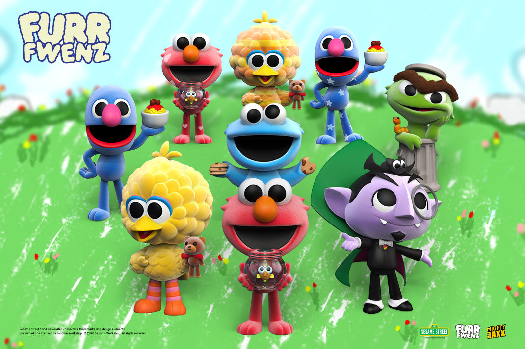 Caring for your flocked Furr Fwenz: Sesame Street