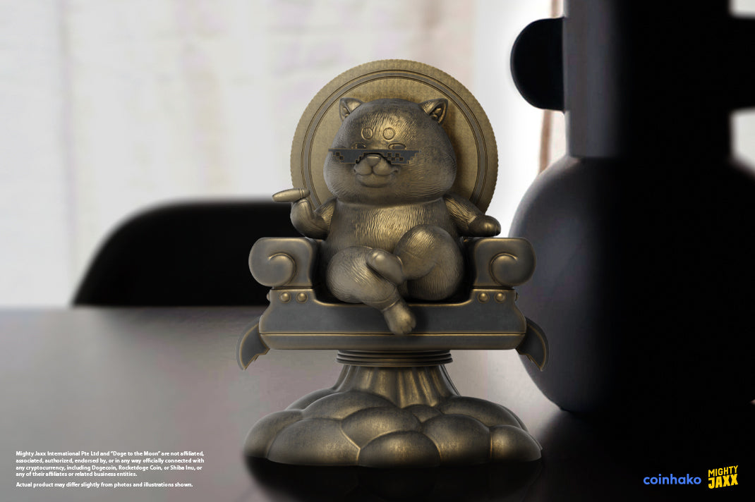 Right Click + Save NFT Exhibition: 12” Doge to the Moon: Boss Edition