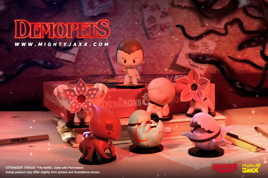 Pets from The Upside Down—Stranger Things x Mighty Jaxx: Demopets