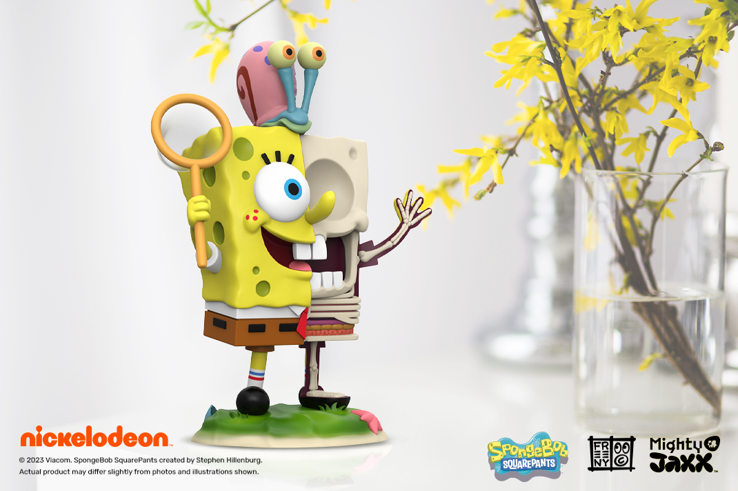 Jellyfishing 101: XXRAY PLUS SpongeBob SquarePants by Jason Freeny