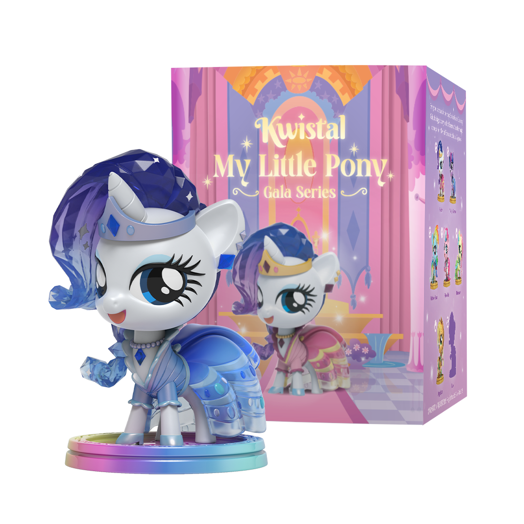 In this dazzling Magic Night Edition, Rarity radiates mystique with sparkling dark hues and enchanting style.