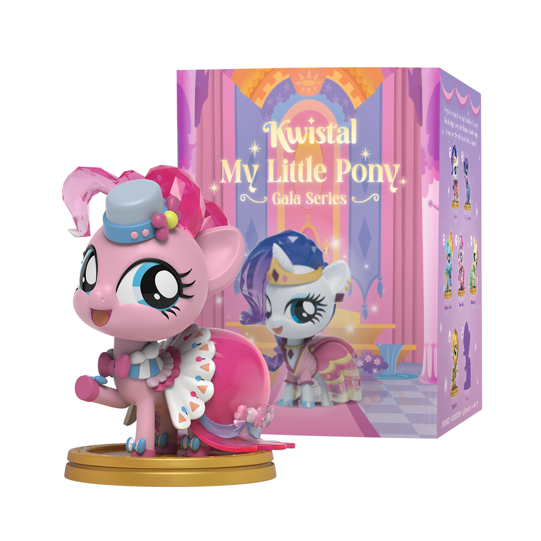 Party-loving Pinkie Pie dazzles in a vibrant, fun-filled gala outfit. She's ready to turn every moment into celebration.