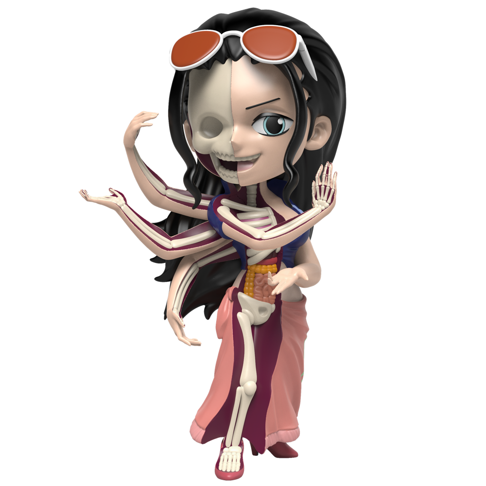 Brilliant archaeologist's secrets revealed! Robin's flower-power anatomy dissected in Freeny's style, showing her scholarly mind.
