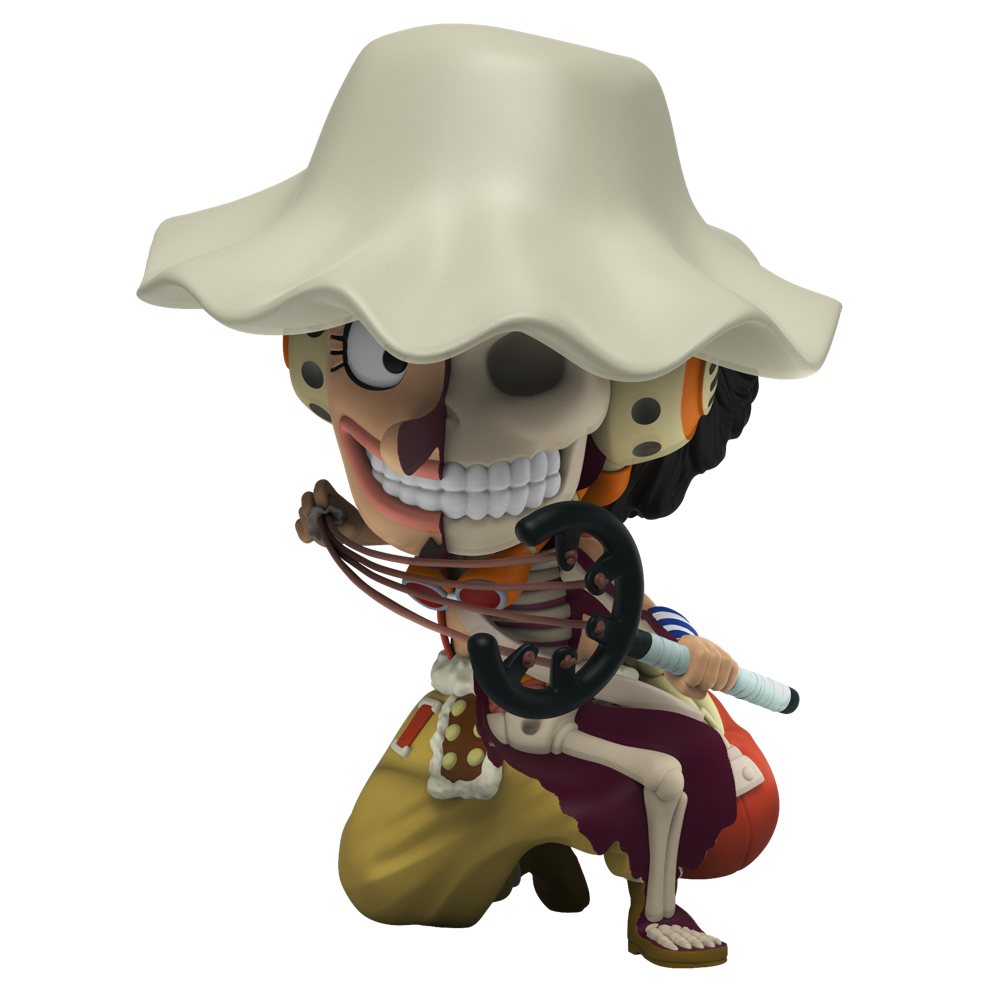 Brave sniper's courage exposed! Usopp's sharpshooter anatomy dissected in Freeny's style, revealing his adventurous heart.