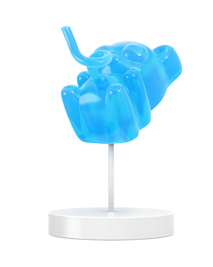 Immaculate Confection: Gummi Fetus (Blue Raspberry Edition) by Jason Freeny