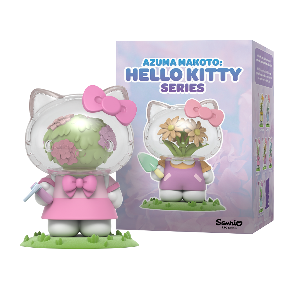Hydrangeas, associated with heartfelt gratitude and sincere emotions, are a perfect match for Hello Kitty's compassionate nature.