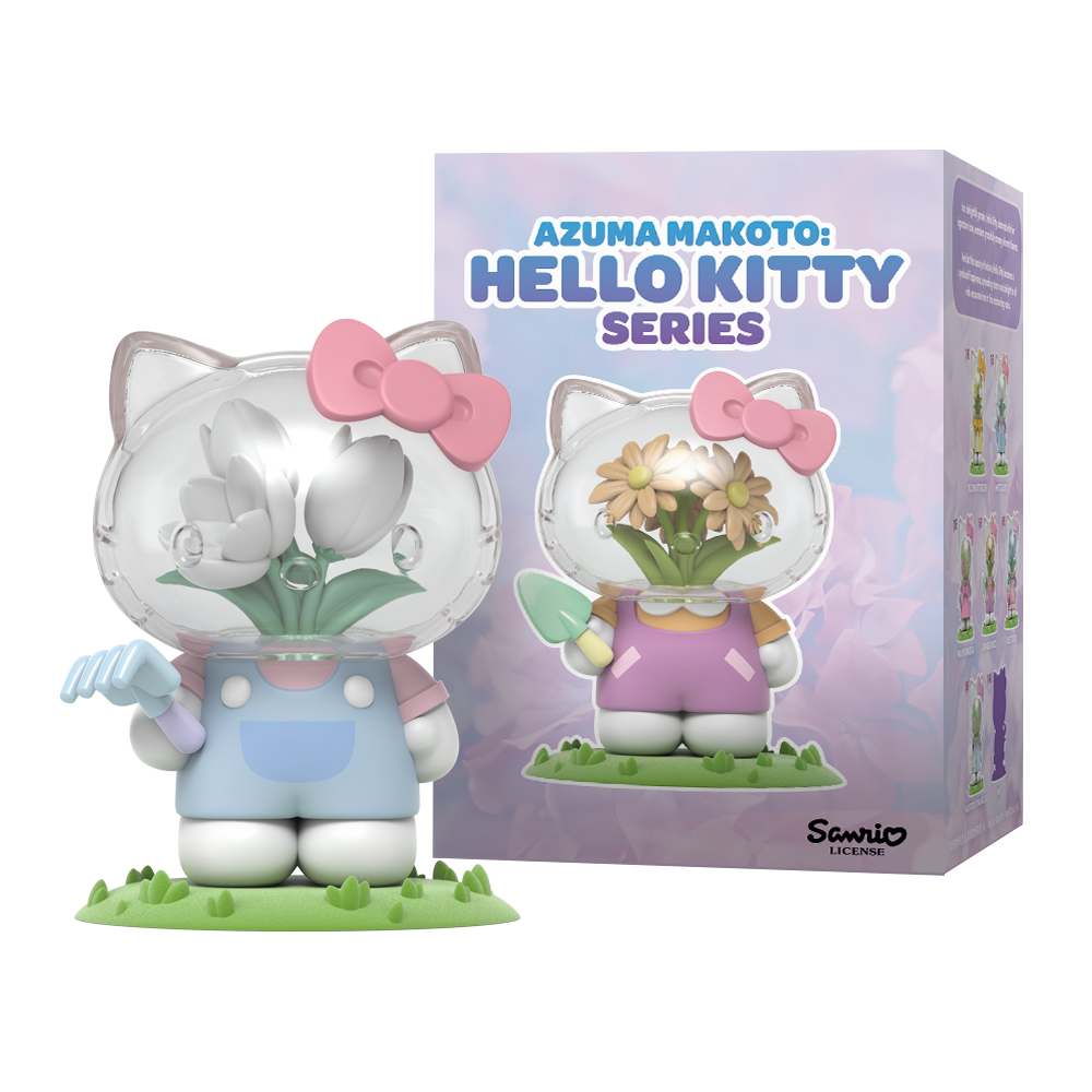 White tulips represent purity, innocence, and new beginnings, symbolizing Hello Kitty's youthful spirit and pure loving heart.