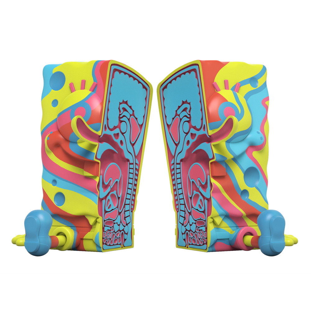 XXPOSED SpongeBob SquarePants by Jason Freeny (Rainbow Swirl Edition)